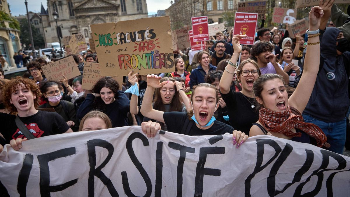 Why French Students Are Walking Out Over Broken Desks And Basic Supplies